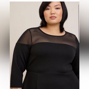 Torrid Skater mini mesh dress size 2